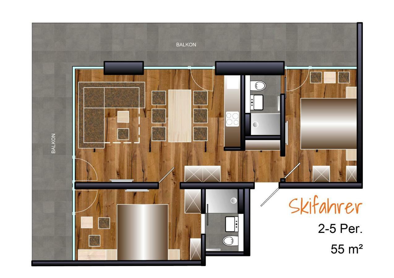 C(h)illas Appartements Kappl  Exterior foto